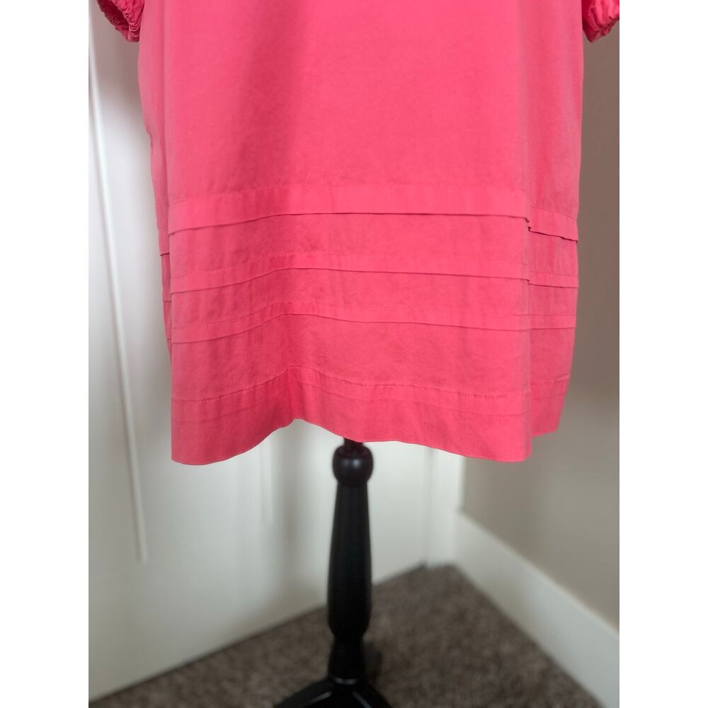Chico’s Poplin Calypso Coral A Line Dress/Coverup Size 0 - Picture 4 of 9